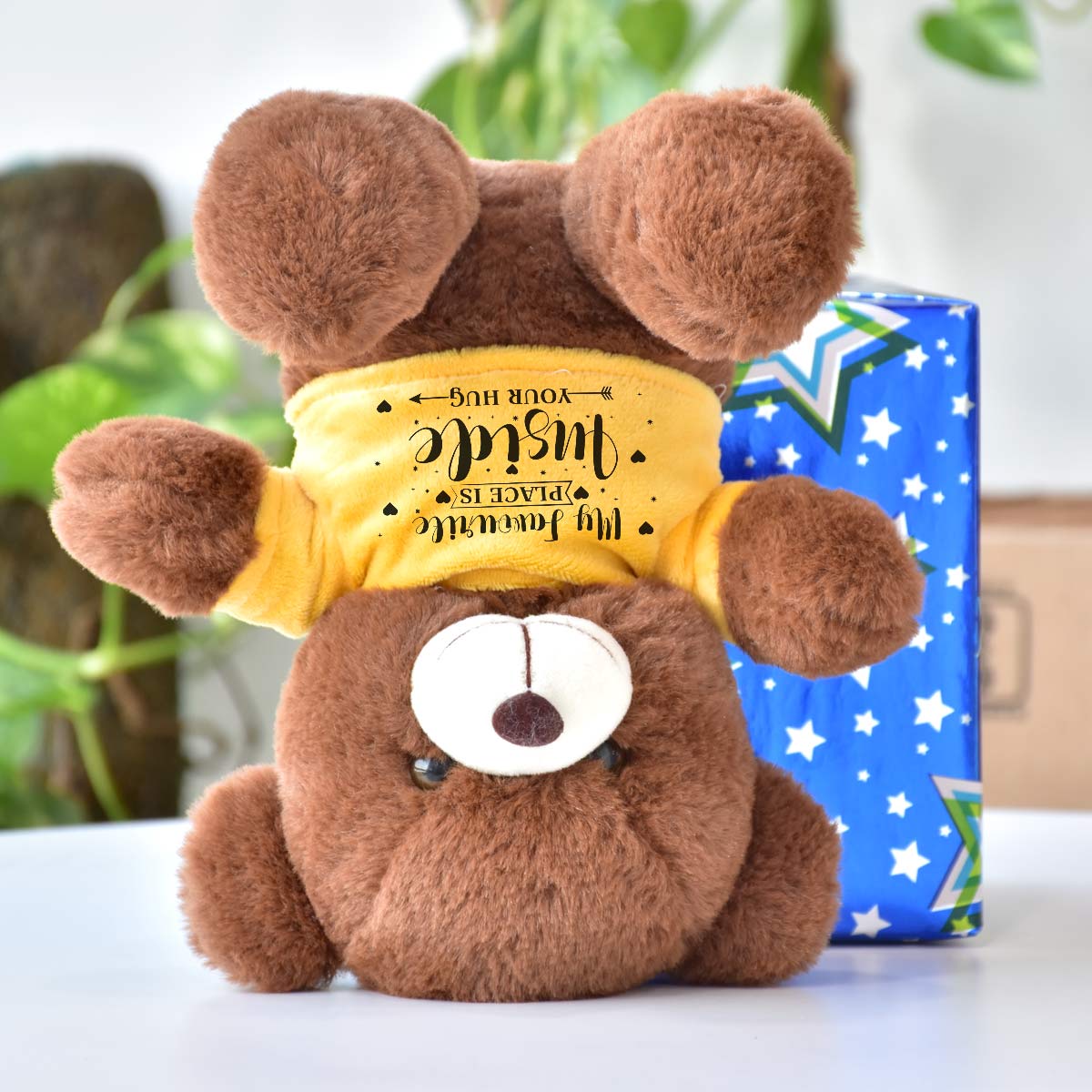My Favourite Place is Inside Your Hug Teddy Bear Gift for Couple-3