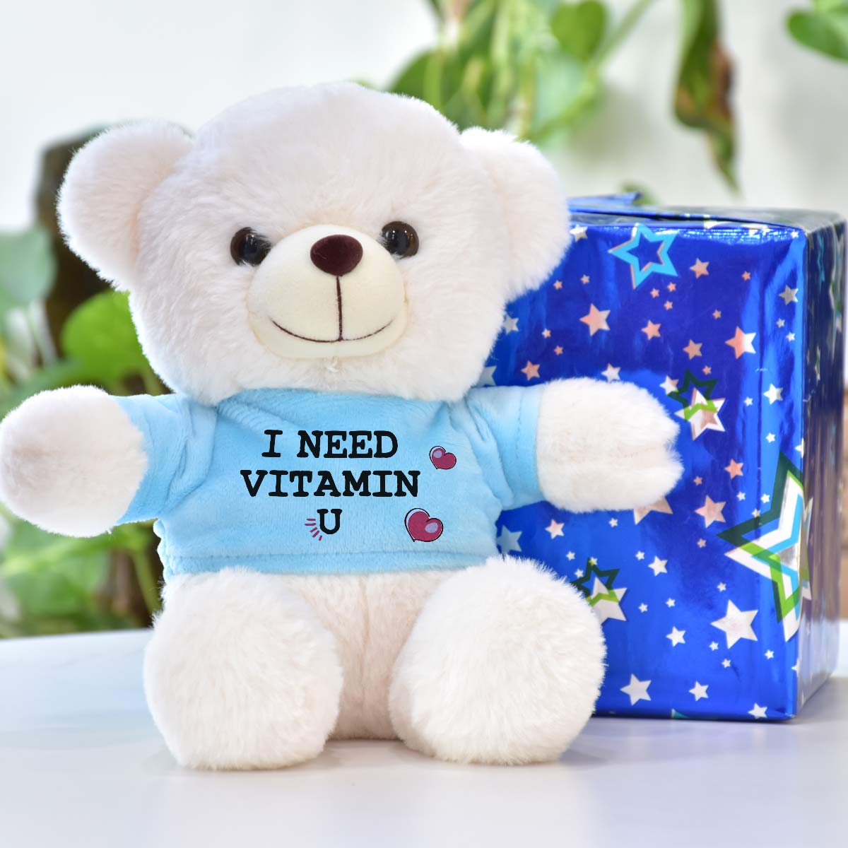 I Need Vitamin U Teddy Bear Gift for Couple-1