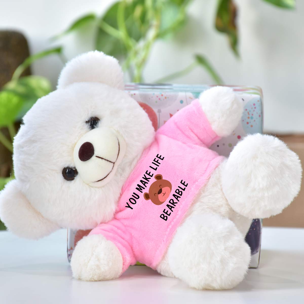 You Make Life Bearable Teddy Bear Gift for Couple-2