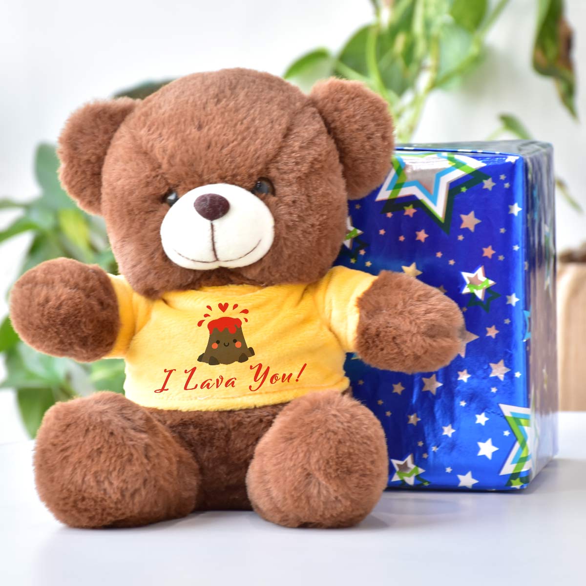 I Lava You Teddy Bear Gift for Couple-1