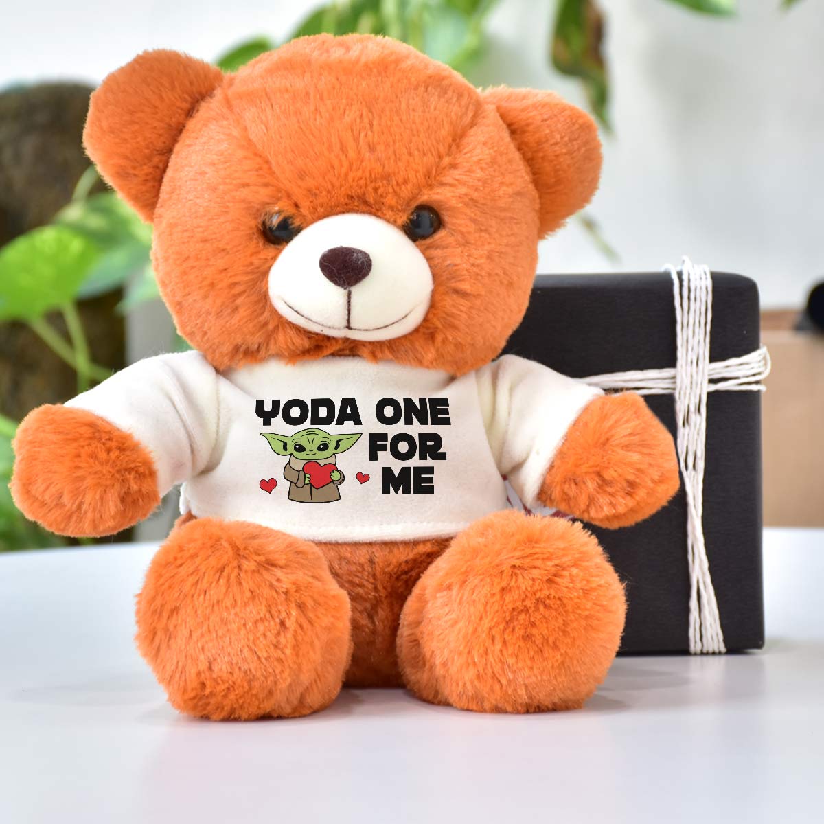 Yoda One for Me Teddy Bear Gift for Valentine's Day