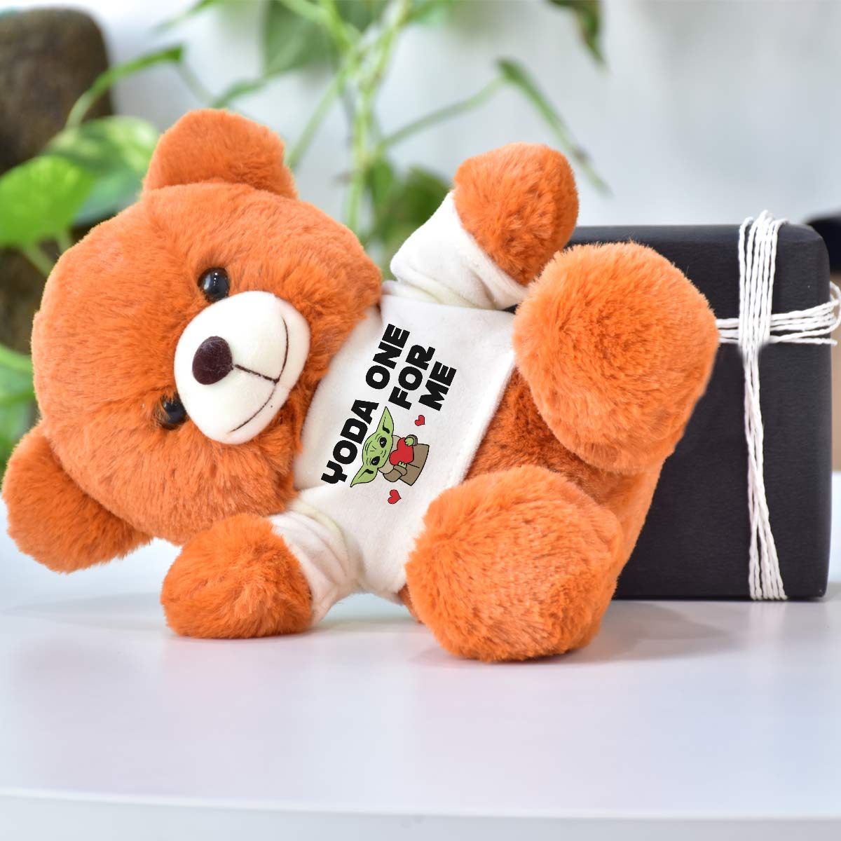 Yoda One for Me Teddy Bear Gift for Valentine's Day-1