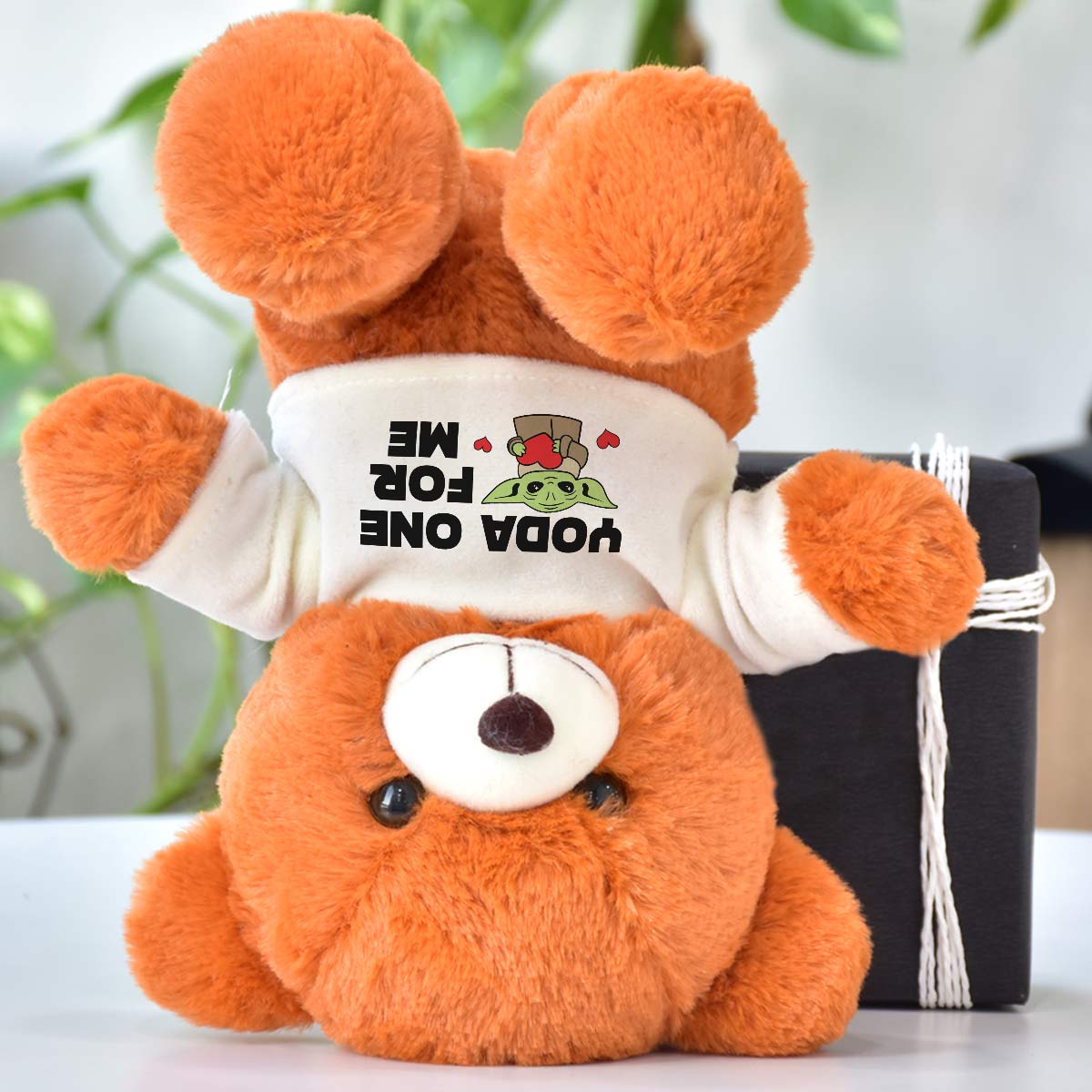 Yoda One for Me Teddy Bear Gift for Valentine's Day-3