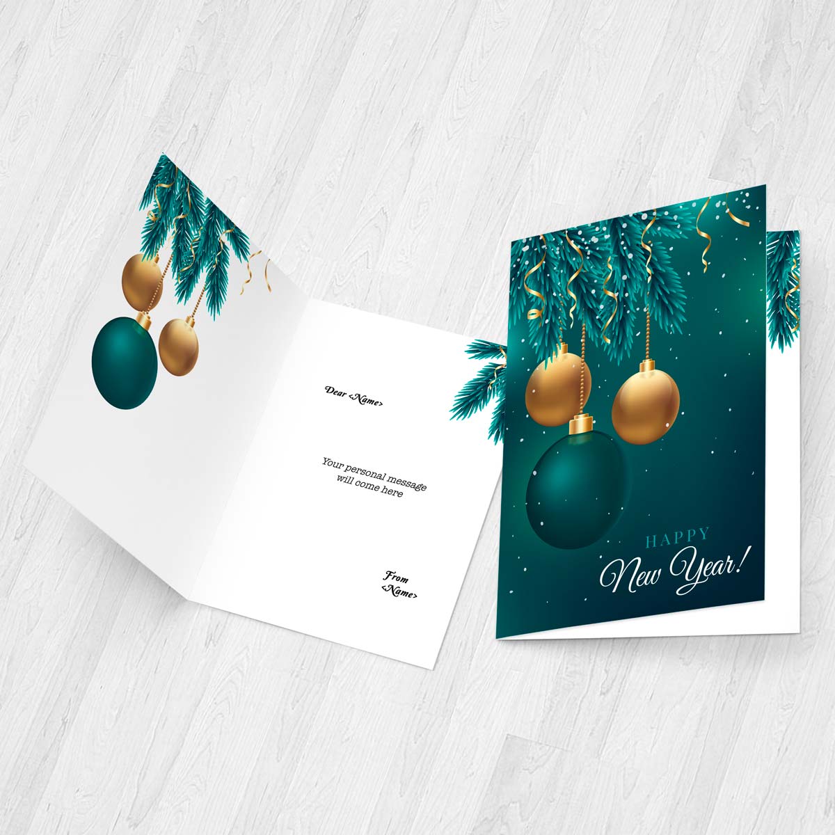 New Year Celebration Greeting Card-2