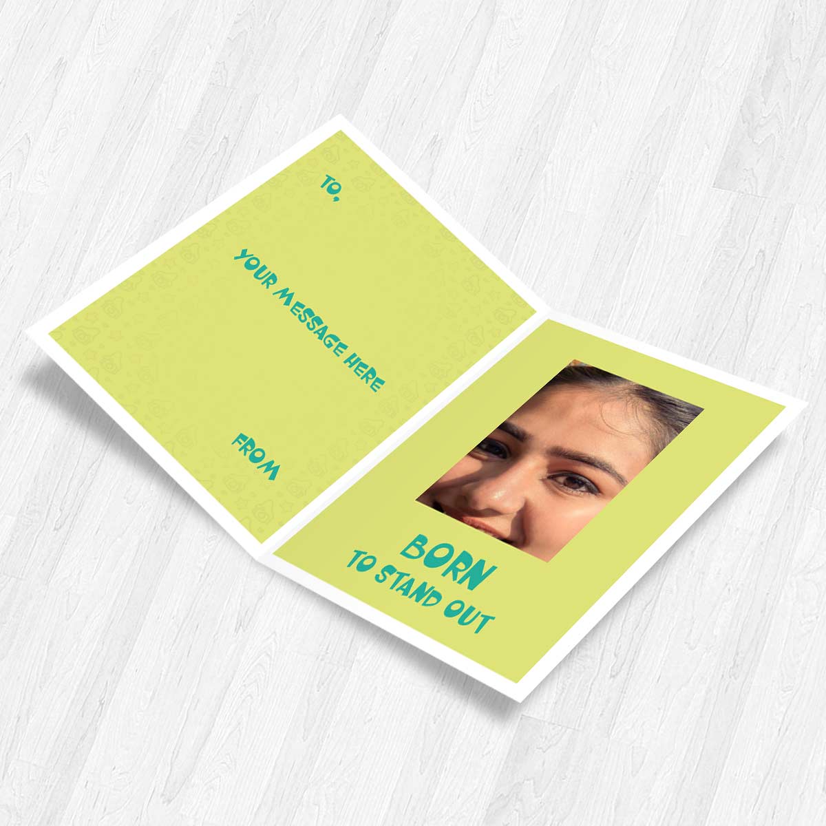 Selfie in Progress Mirror Card-3