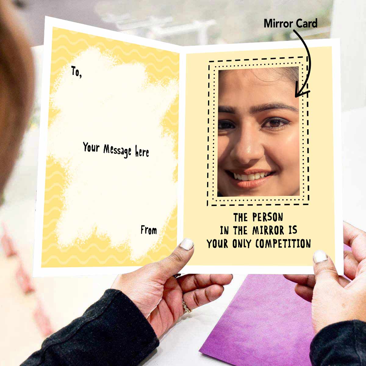 Wait Selfie in Progress Mirror Card-1