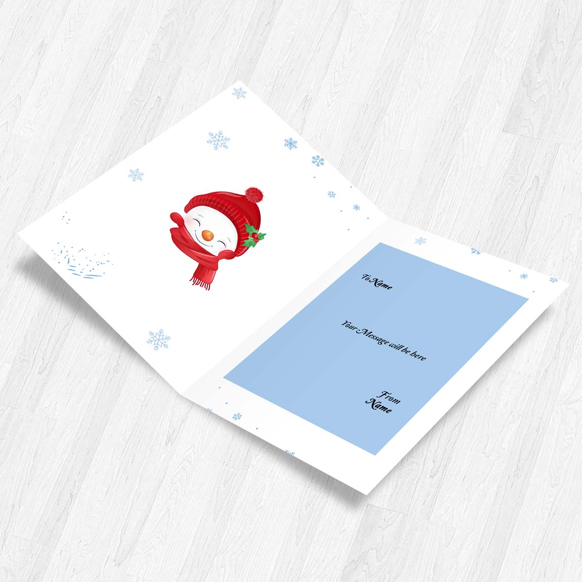 Christmas Greetings from Santa & Friends Card