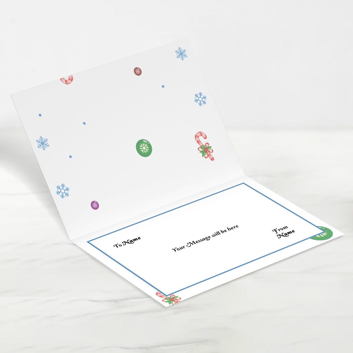 Personalised Family Photo Christmas Card-4
