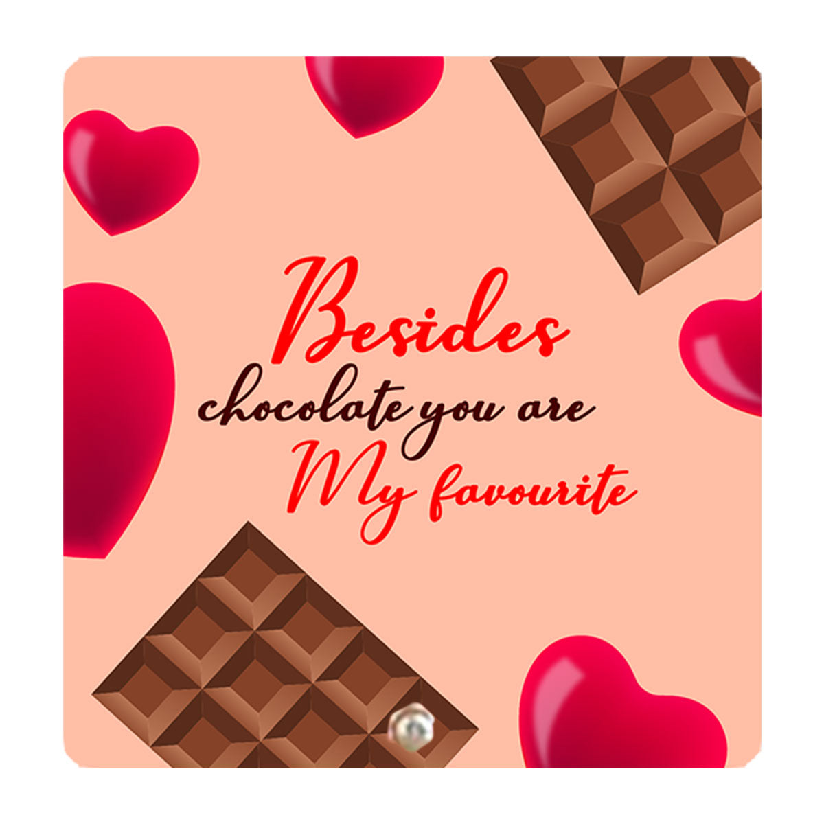 Besides Chocolate You are My Fav Keepsake with Cadbury Dairy Milk Gift Hamper-2
