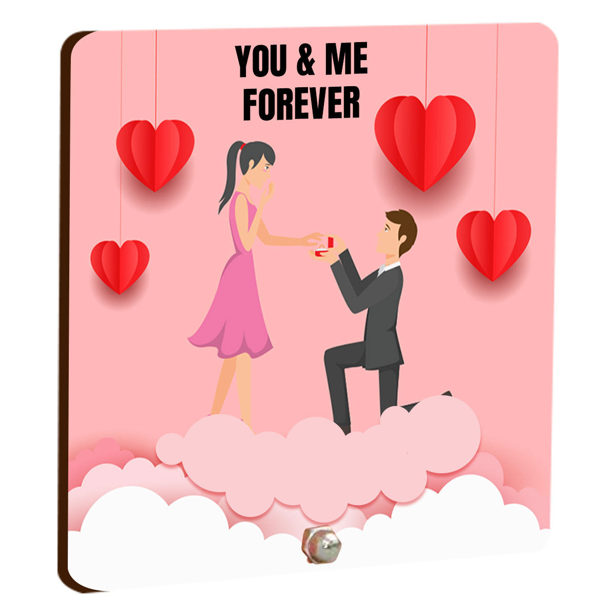 You and Me Forever Keepsake with Cadbury Almond Treat Gift Hamper-3