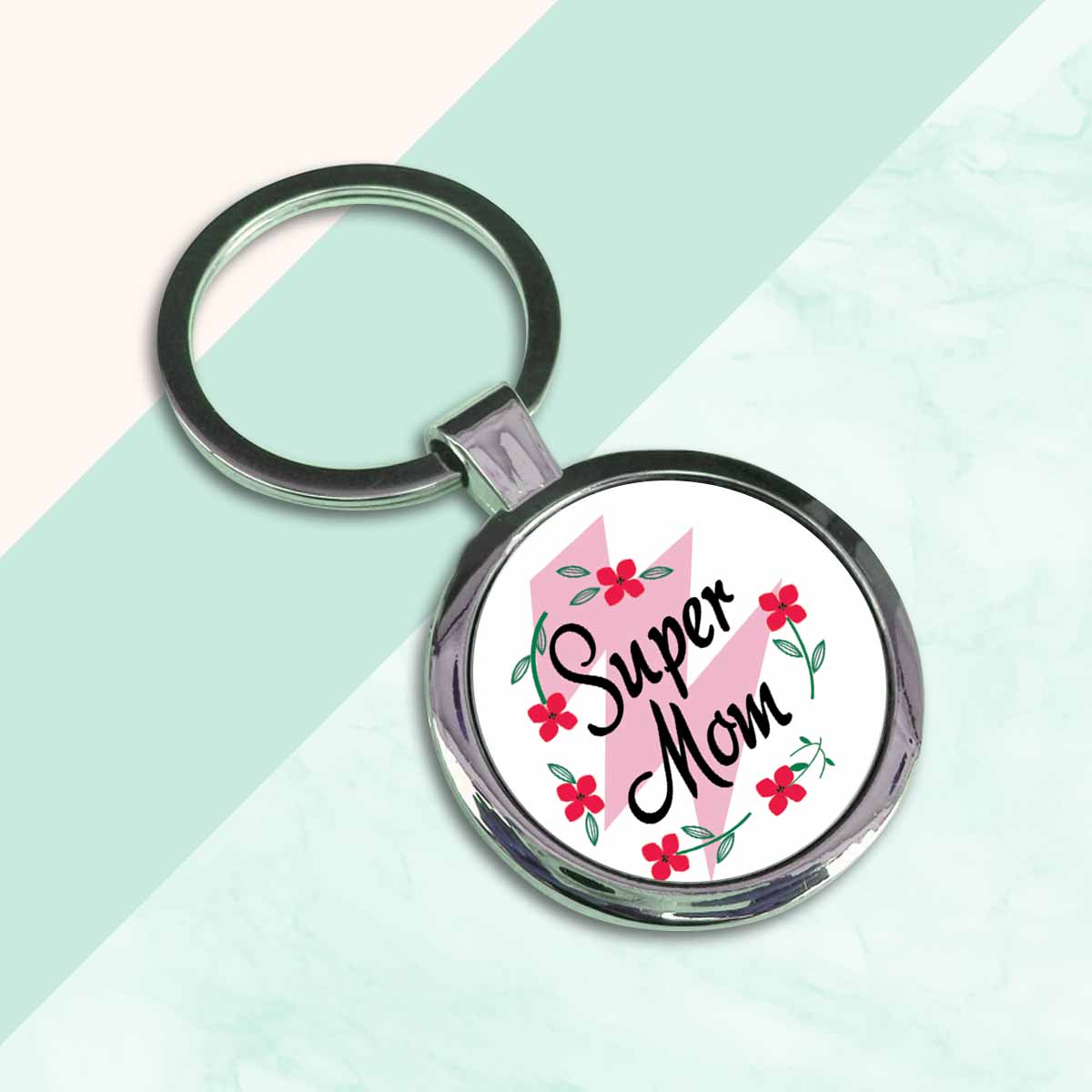 Super Mom Keychain Gift For Mother's Day 2