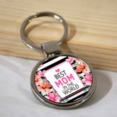 Best Mom In The World Metal Keychain Gift For Mother's Day 1
