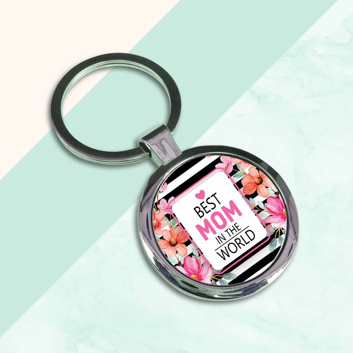 Best Mom In The World Metal Keychain Gift For Mother's Day 6