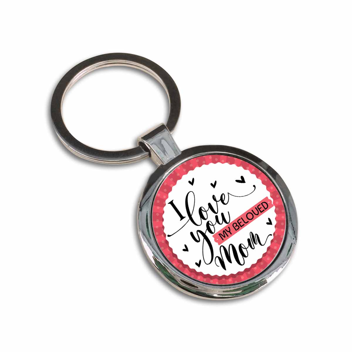 My Beloved Mom Metal Keychain Gift For Mother's Day 4