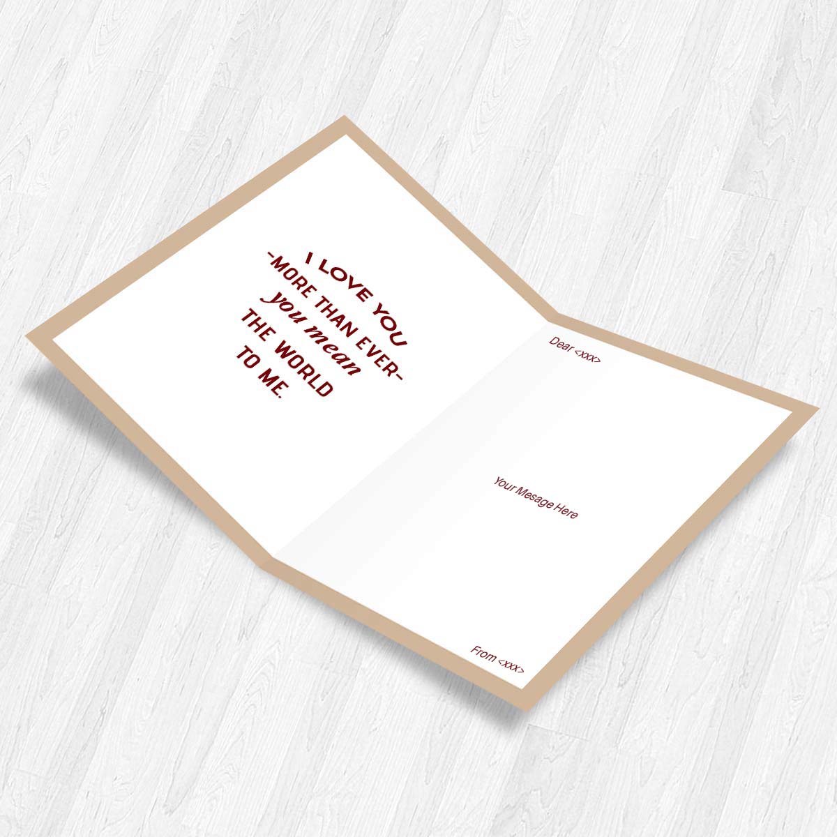 You mean the World to me Greeting Card-3