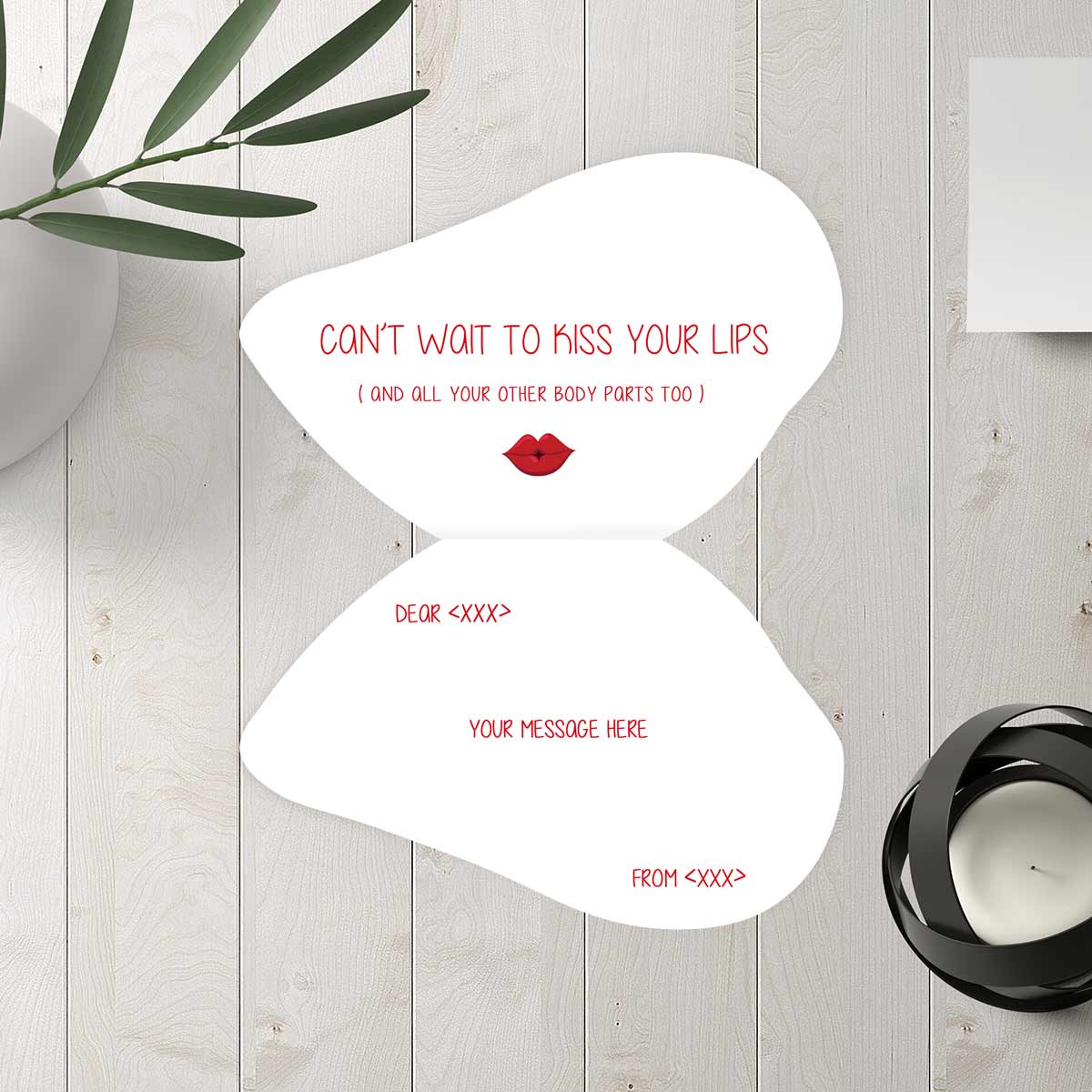 Sexy Lips Greeting Card-4
