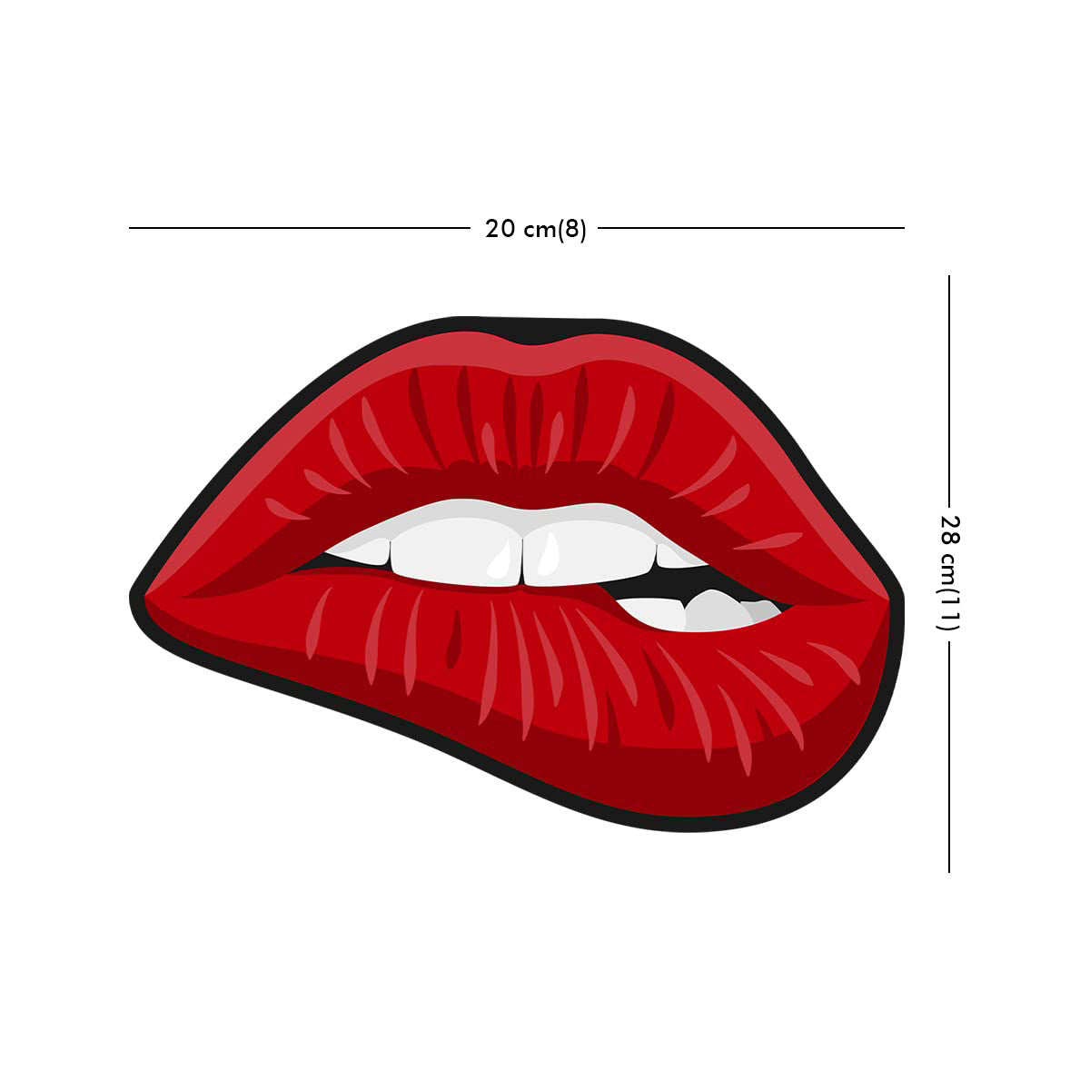 Sexy Lips Greeting Card-2