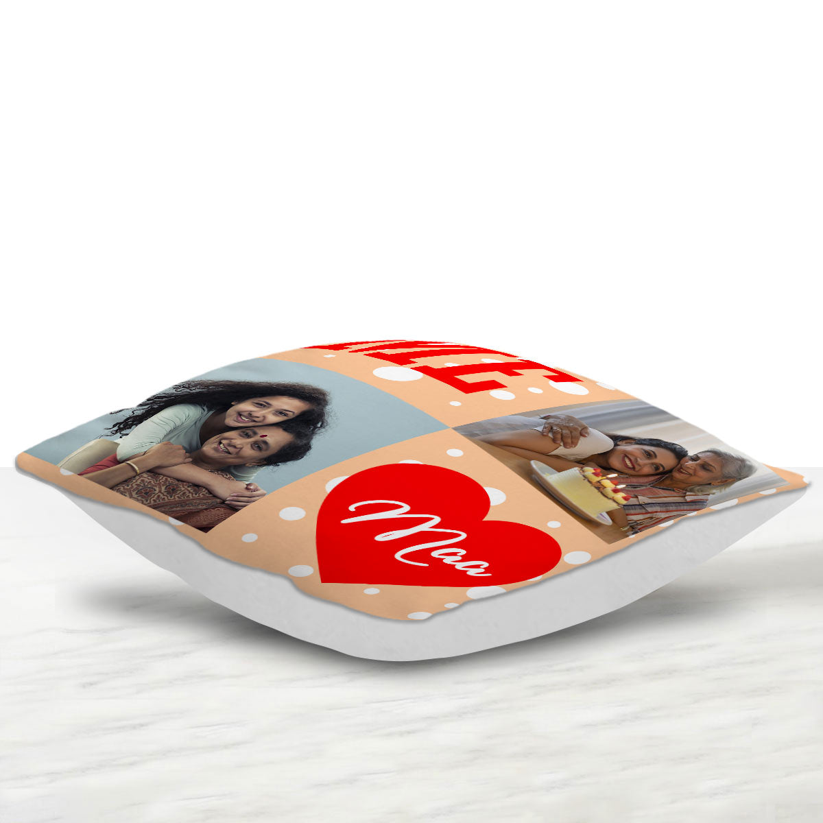 Personalized Me & Maa Photo Cushion Gift for Mom 2