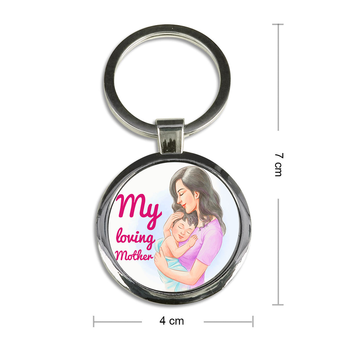 My Loving Mother Metal Keychain Gift For Mom 4
