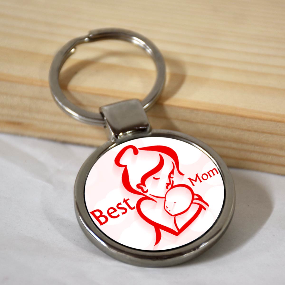 Best Mom Metal Keychain Gift For Mother's Day 1