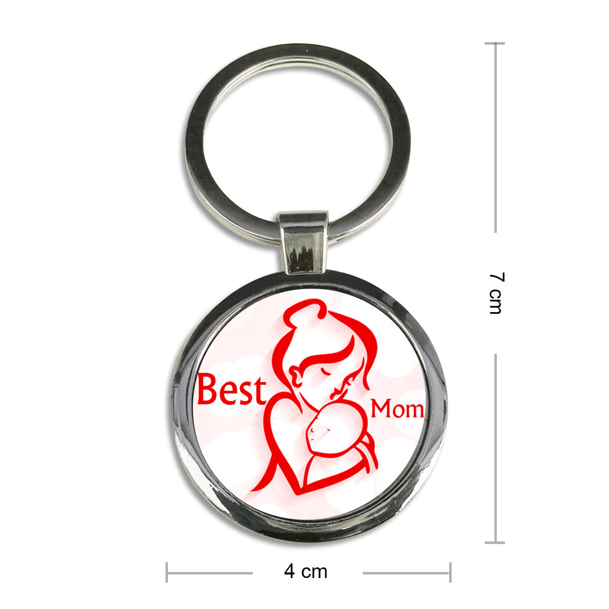 Best Mom Metal Keychain Gift For Mother's Day 4