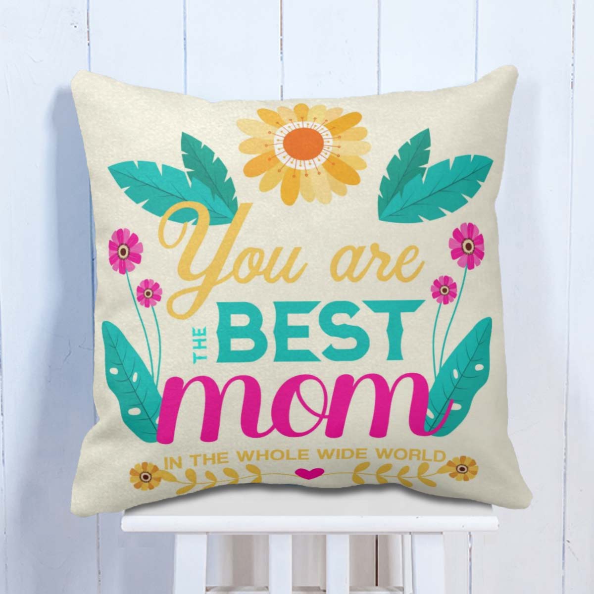 Best Mom Cushion On Her Birthday