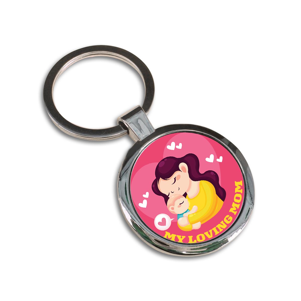 My Loving Mom Metal Keychain Gift For Mother's Day 3