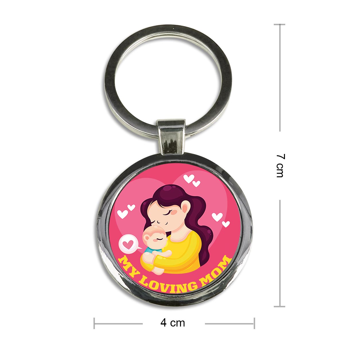 My Loving Mom Metal Keychain Gift For Mother's Day 5