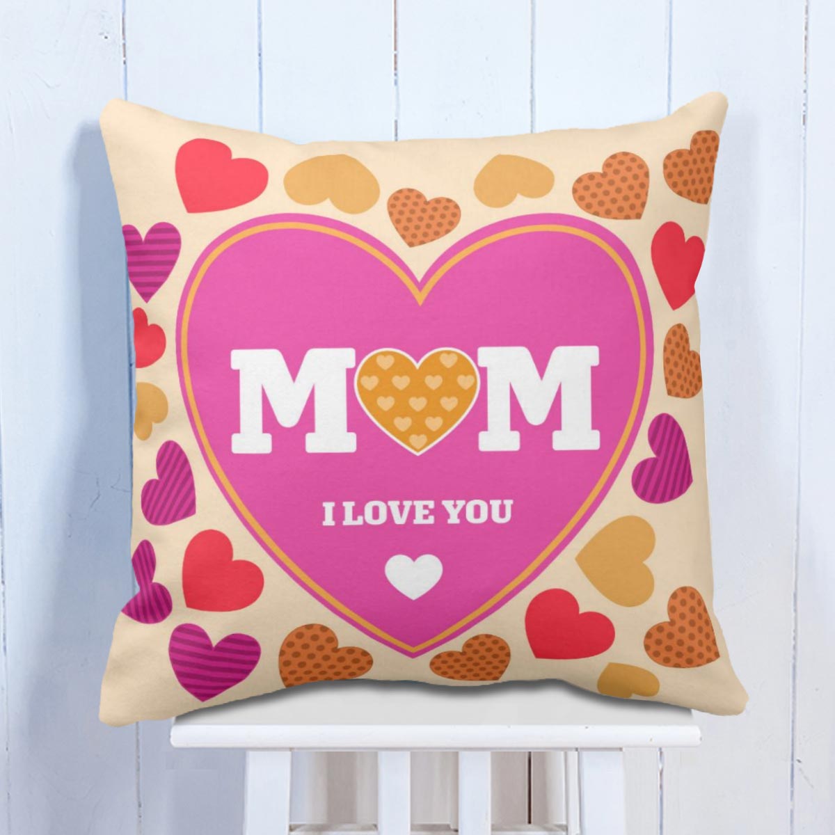 Mom I Love You Cushion Gift for Mother's Day 1