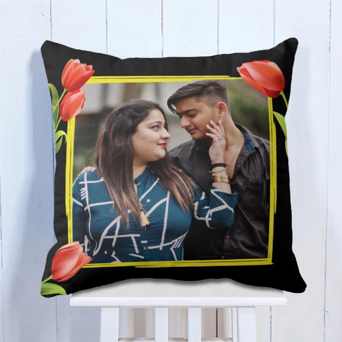 Personalized Photo Cushion Gift for Couple 1