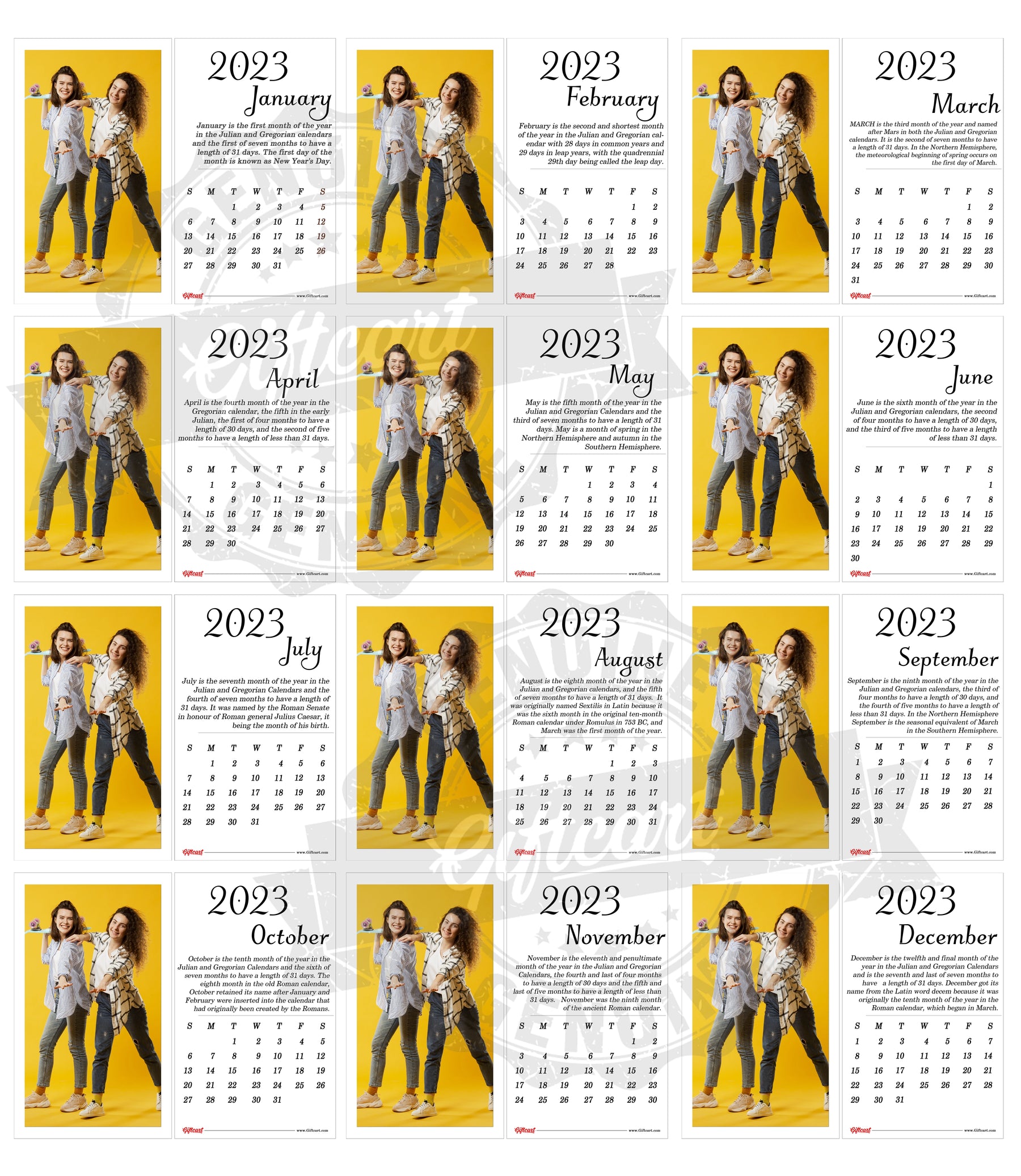 Best Friends - Magnetic Calendar-7