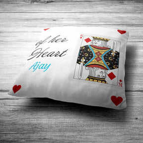 Personalised King and Queen Cushion - Set of 2