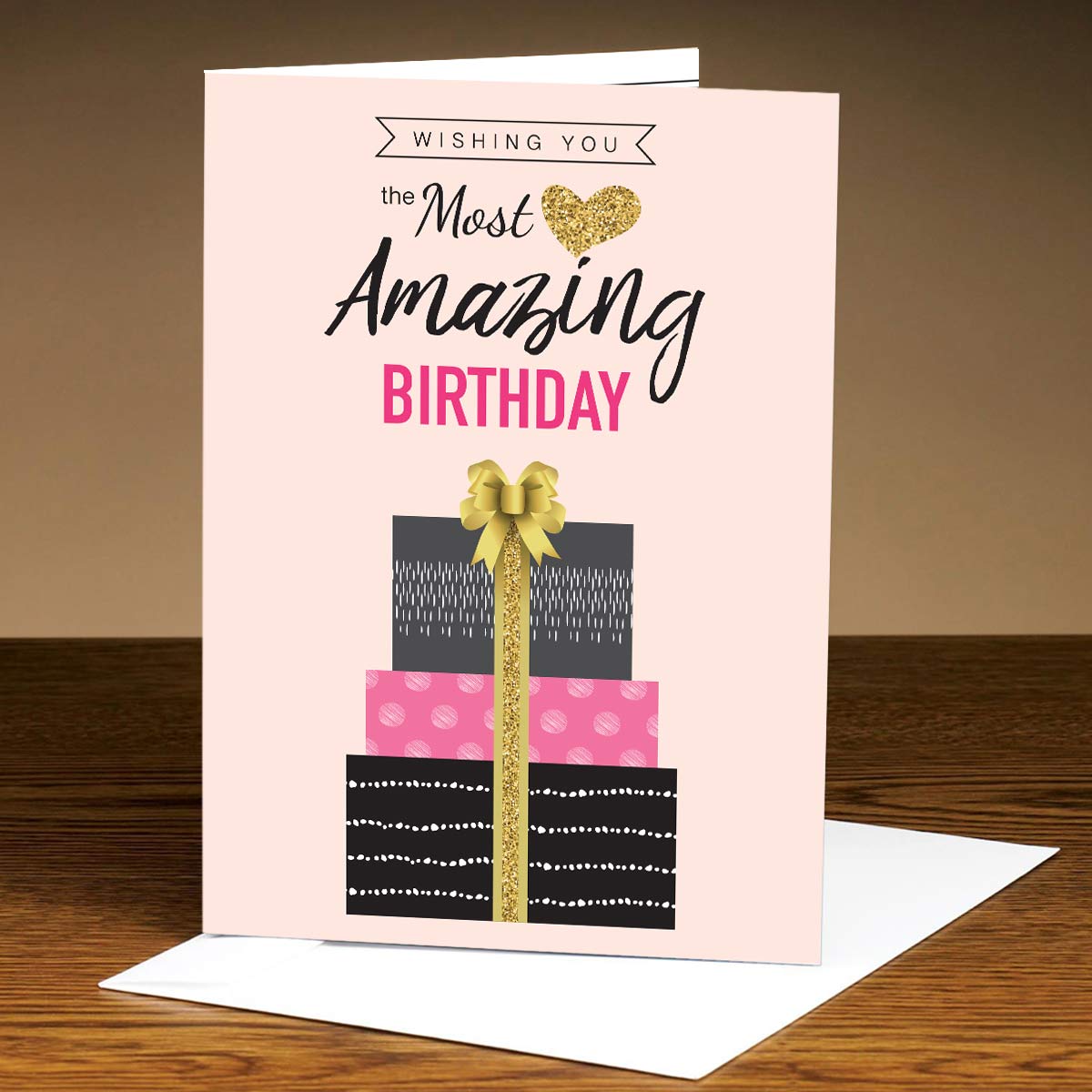 Personalised Wishing You the Most Amazing Birthday Greeting Card