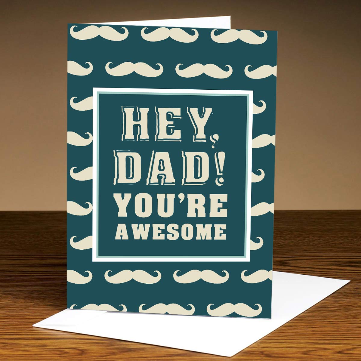 Personalized Hey Dad Greeting Card Gift For Father's Day 1