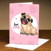 Personalised Love is Sweet Greeting Card-1