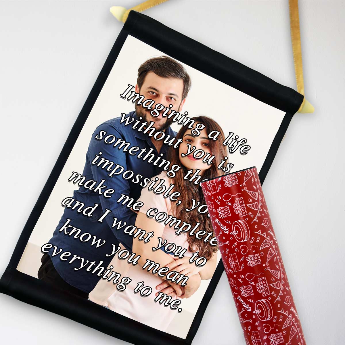 Personalised You mean the world to me Scroll-4