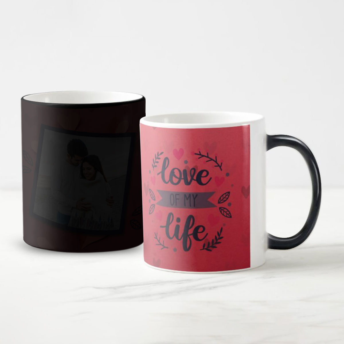 Personalized Love Of My Life Valentine's Magic Mug for Boyfriend & Girlfriend-6