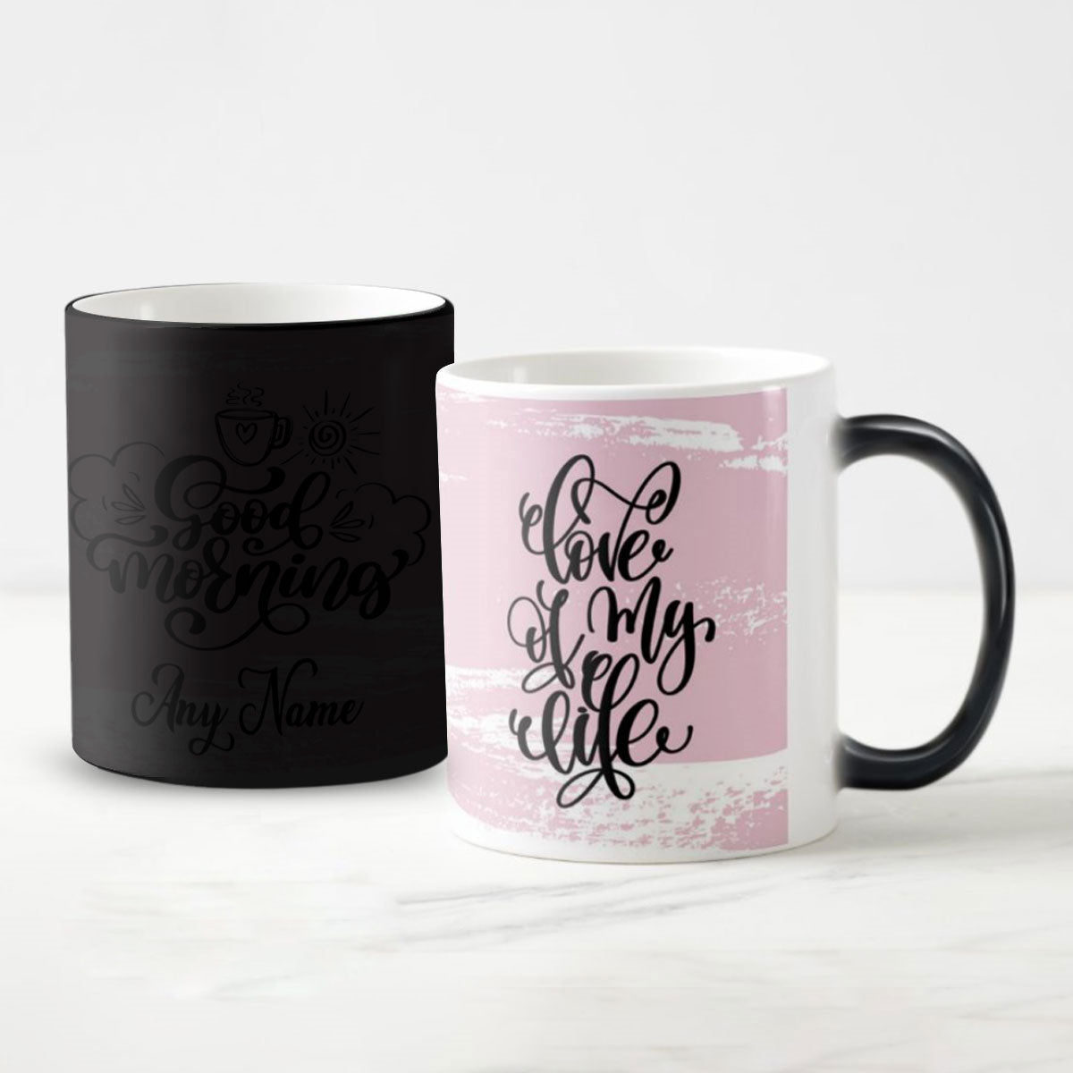 Personalized The Love of My Life Magic Mug for Boyfriend & Girlfriend-6