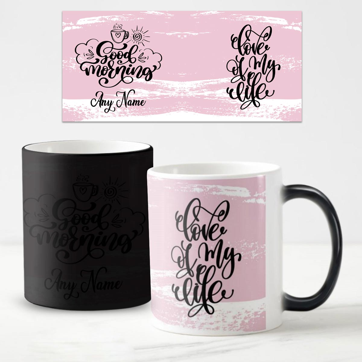 Personalized The Love of My Life Magic Mug for Boyfriend & Girlfriend-5