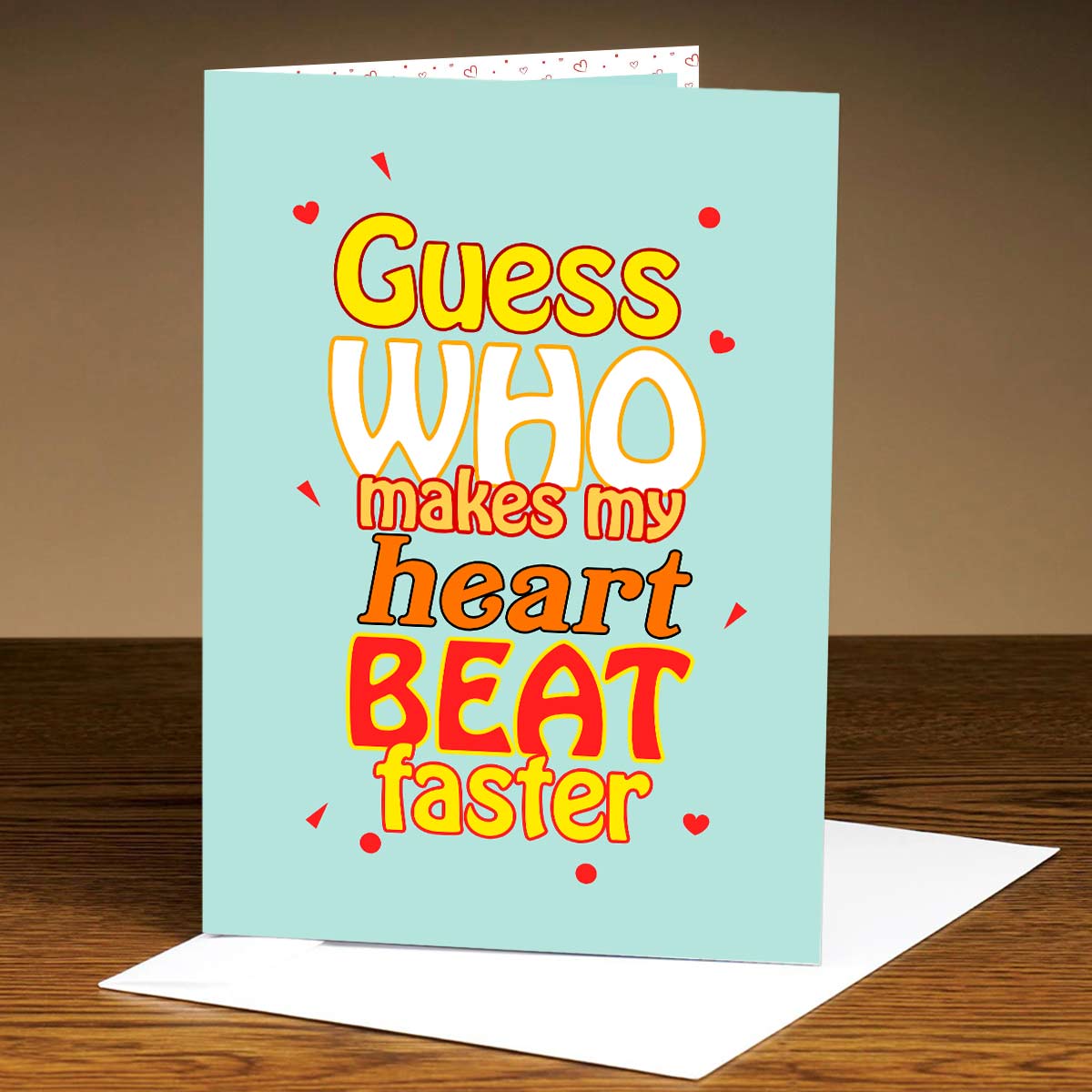 Makes my heart beat faster Mirror Card-2