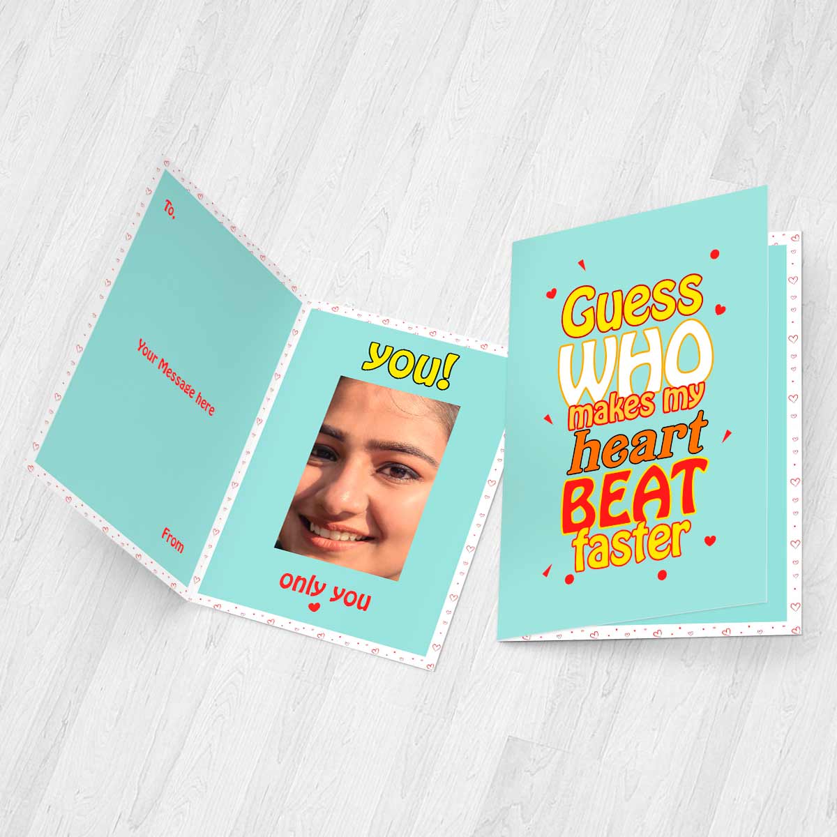 Makes my heart beat faster Mirror Card-4