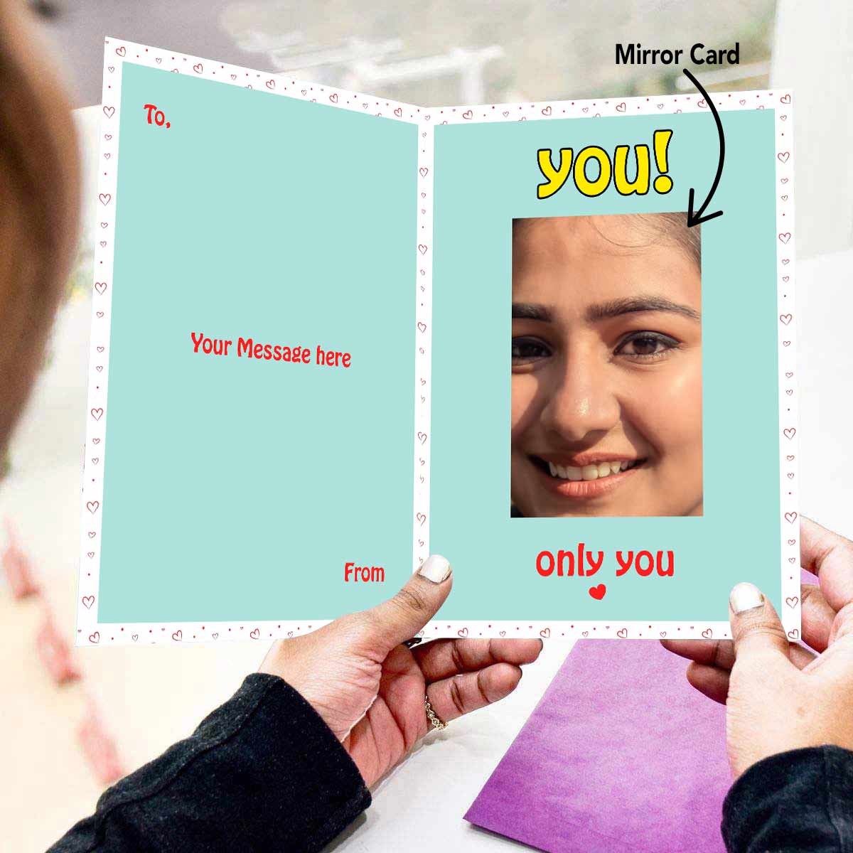 Makes my heart beat faster Mirror Card-1