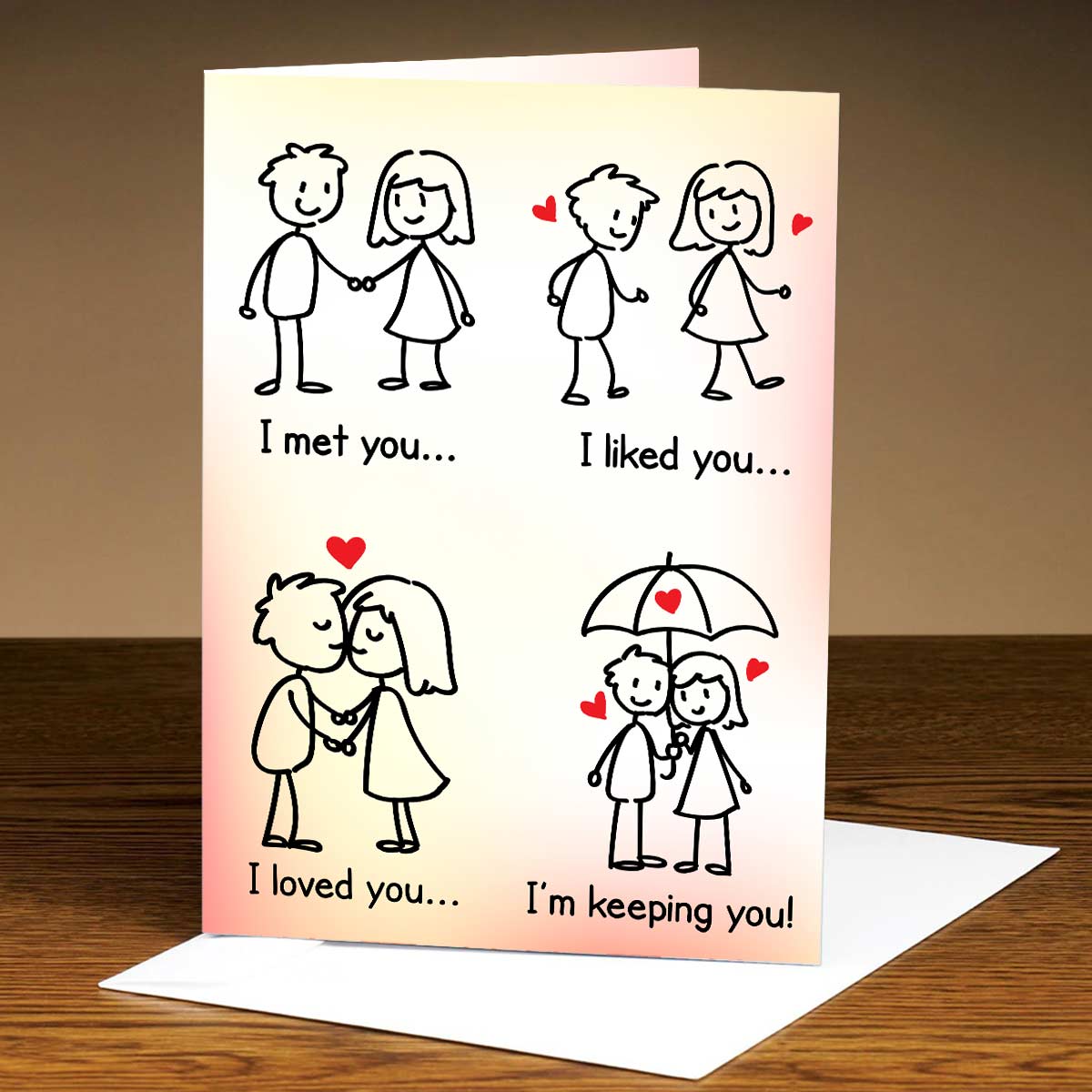 Personalised I am Keeping you Greeting Card-1