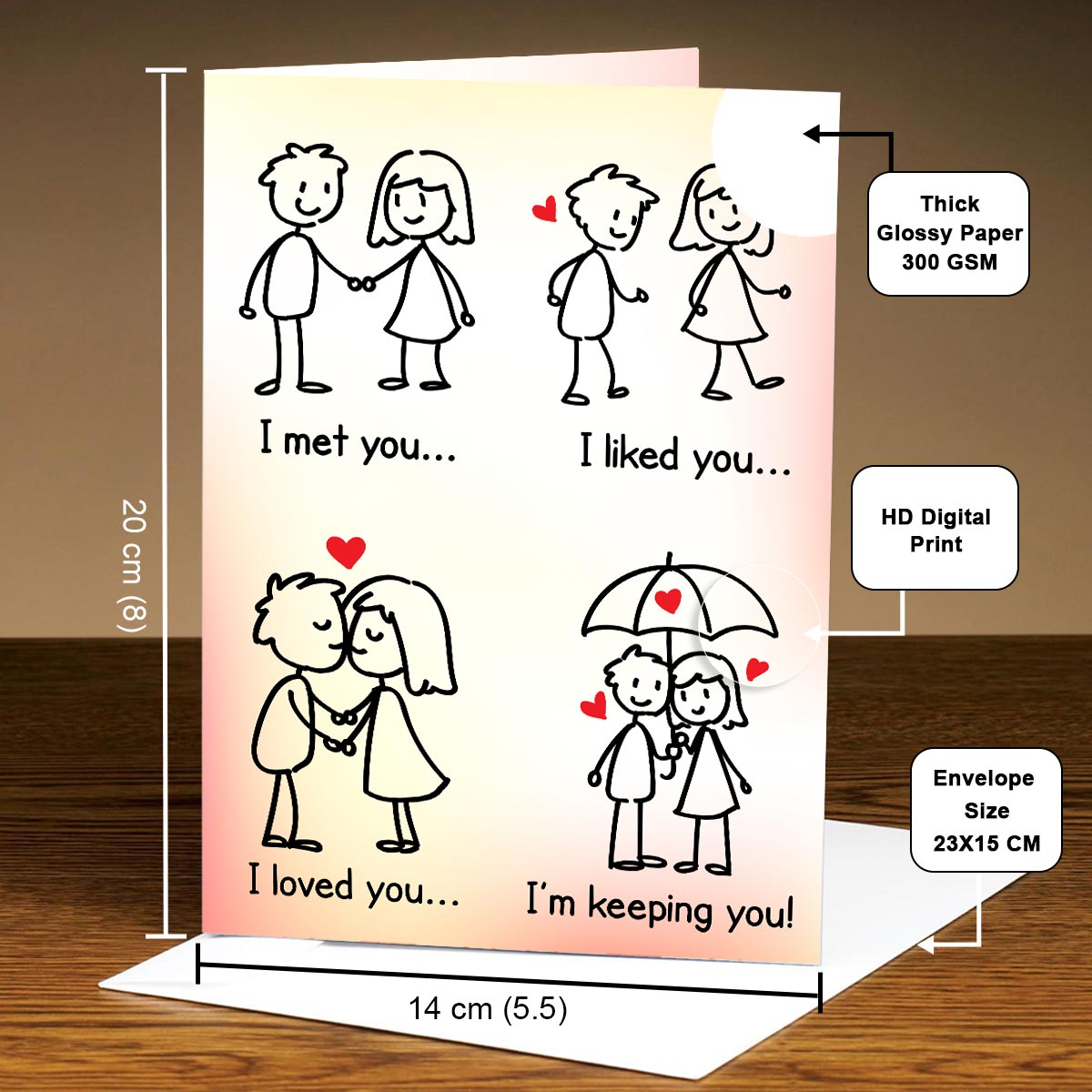 Personalised I am Keeping you Greeting Card-5