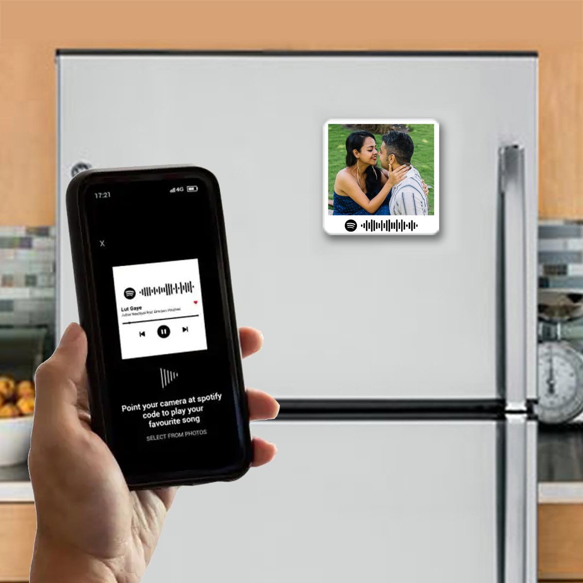 Personalised Spotify Photo Magnet-4