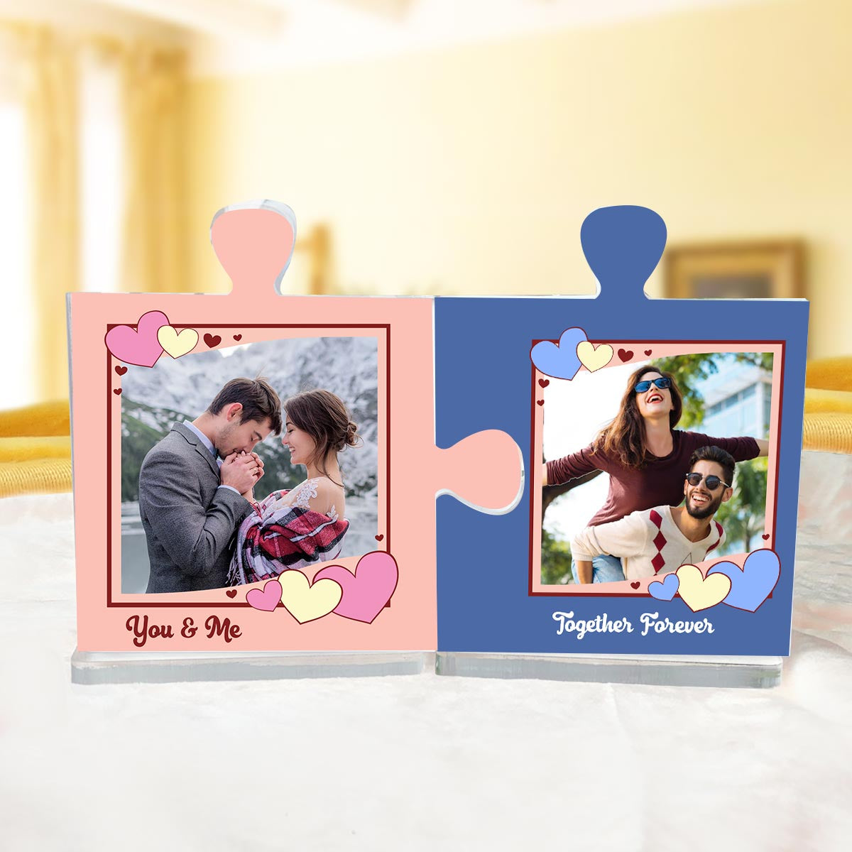 Personalised You Are My Missing Piece Puzzle Keepsake Set-3