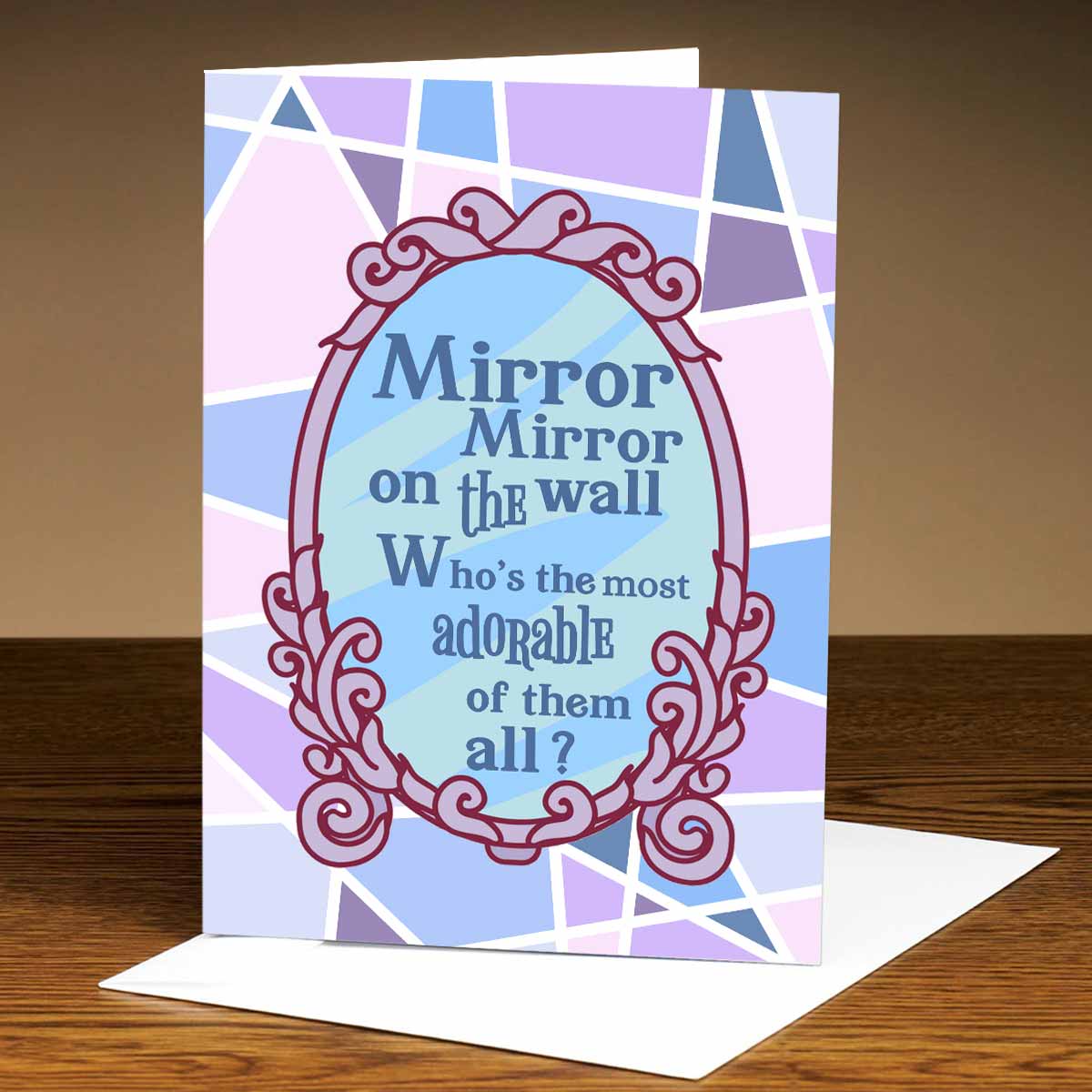 Personalised Mirror Mirror on the Wall Mirror Card-3