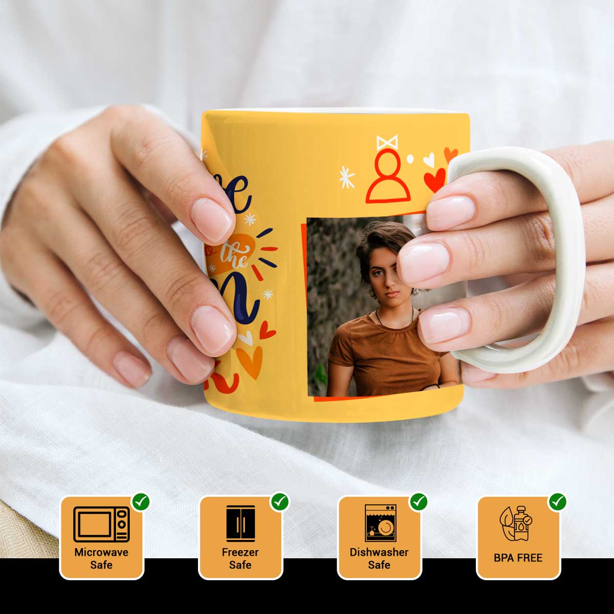 Personalized I Love You To The Moon And Back Coffee Mug For BF, GF, Husband & Wife-3