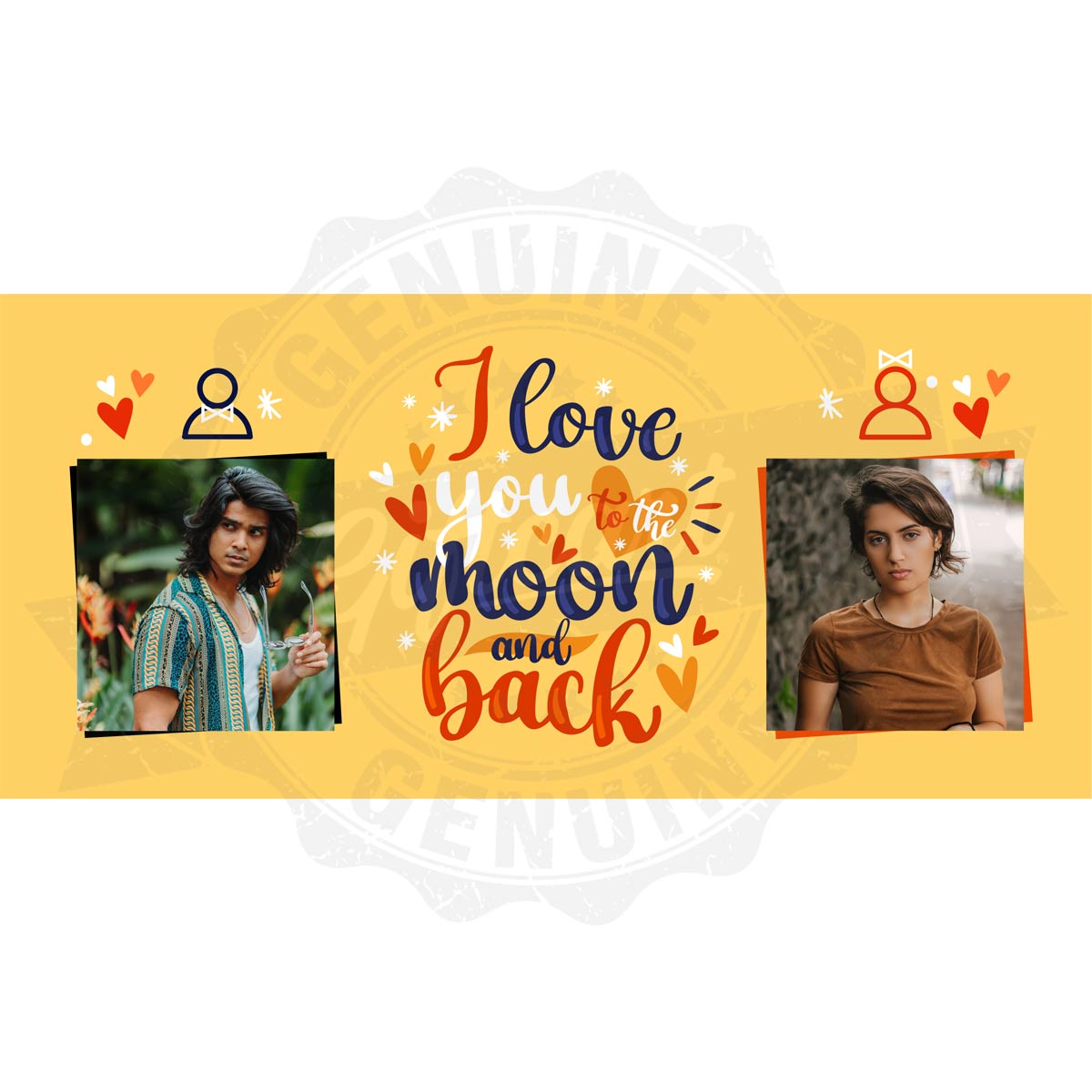 Personalized I Love You To The Moon And Back Coffee Mug For BF, GF, Husband & Wife-7