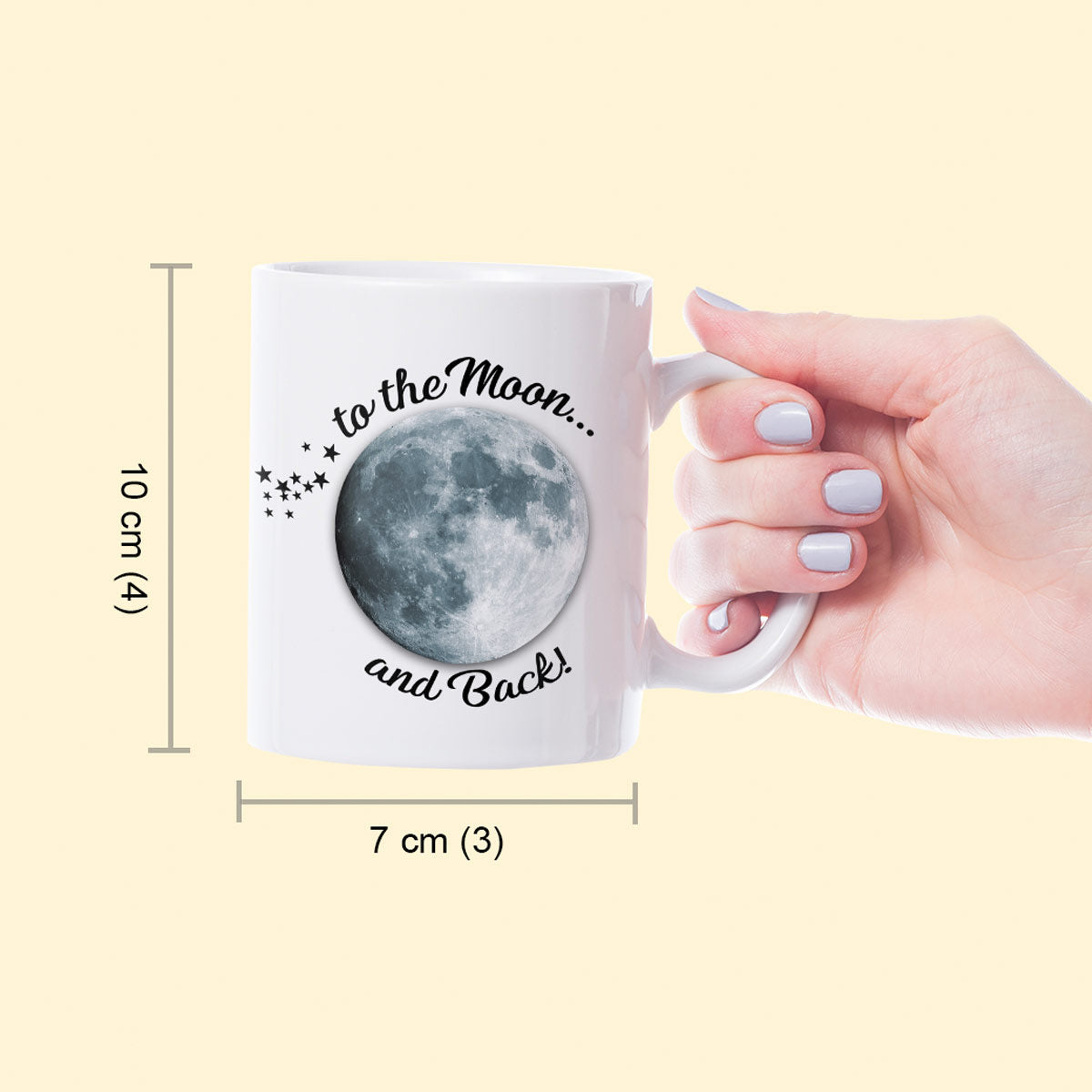 Personalized I Love You To The Moon And Back Valentine's Coffee Mug-6